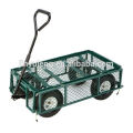 Steel wagon trailers garden mesh tool cart garden wagon TC1859